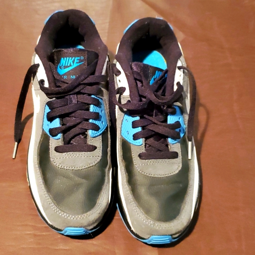 Nike Air Max 90 LTR GS Black Grey Blue White